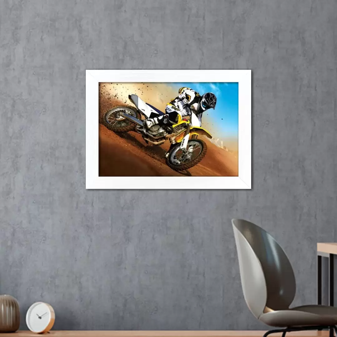 Quadro Decorativo Motocross - Imagem 2