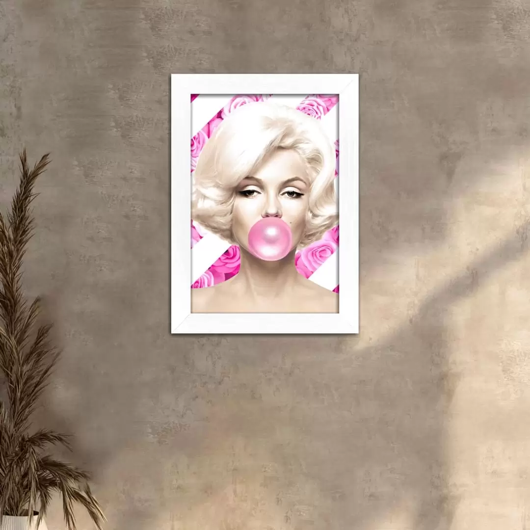 Quadro Decorativo Pink Marilyn Monroe - Imagem 2