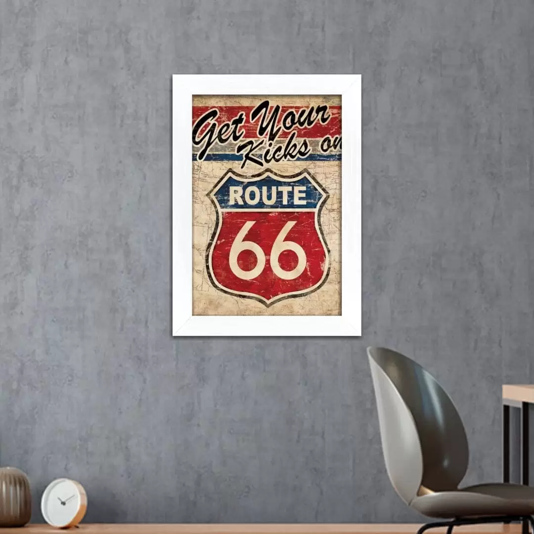 Quadro Decorativo Veículos - Route66 - Imagem 2