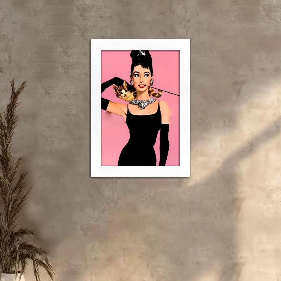 Quadro Decorativo Audrey-Hepburn Modelo - Imagem 2
