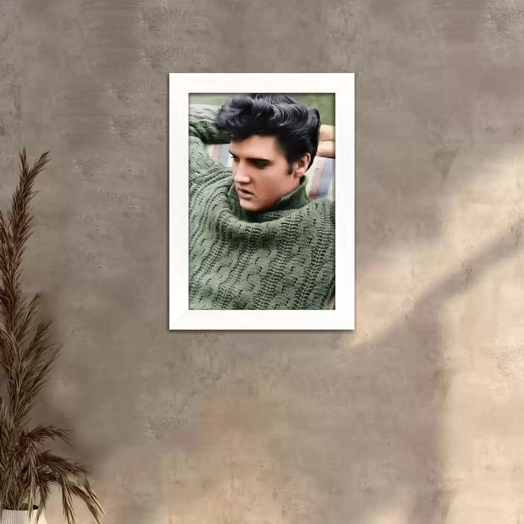 Quadro Decorativo Famosos - Elvis - Imagem 2