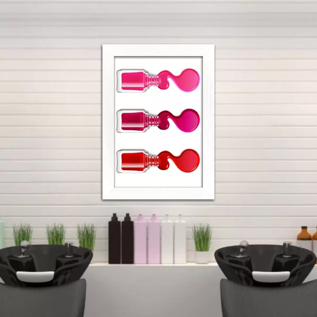 Quadro Decorativo Esmaltes Rosas - Imagem 2