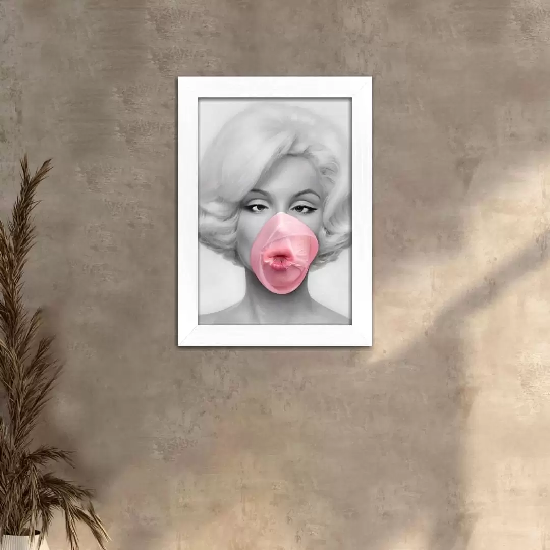 Quadro Decorativo Marilyn-Monroe Chiclete - Imagem 2