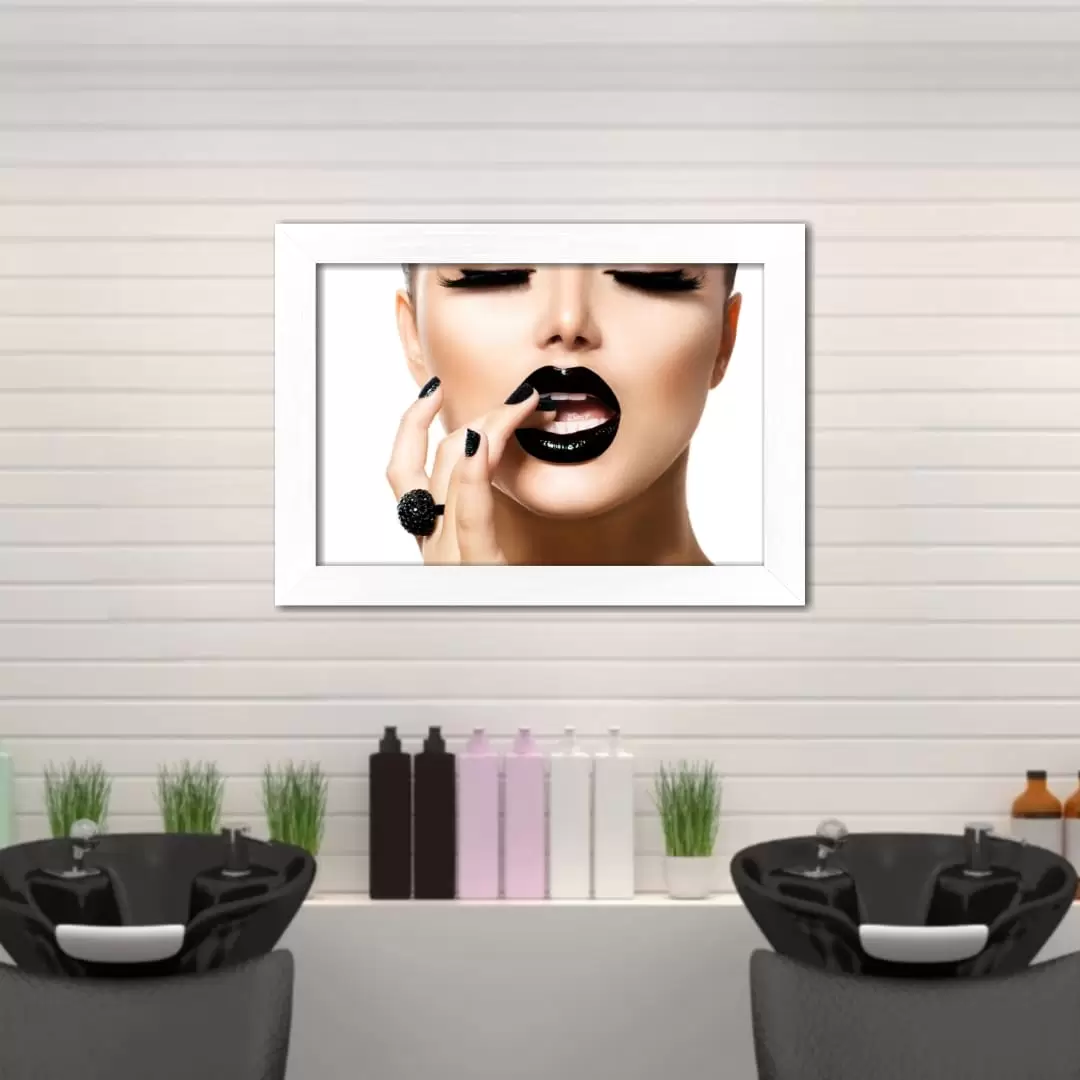 Quadro Decorativo Moda black lipstick - Imagem 2