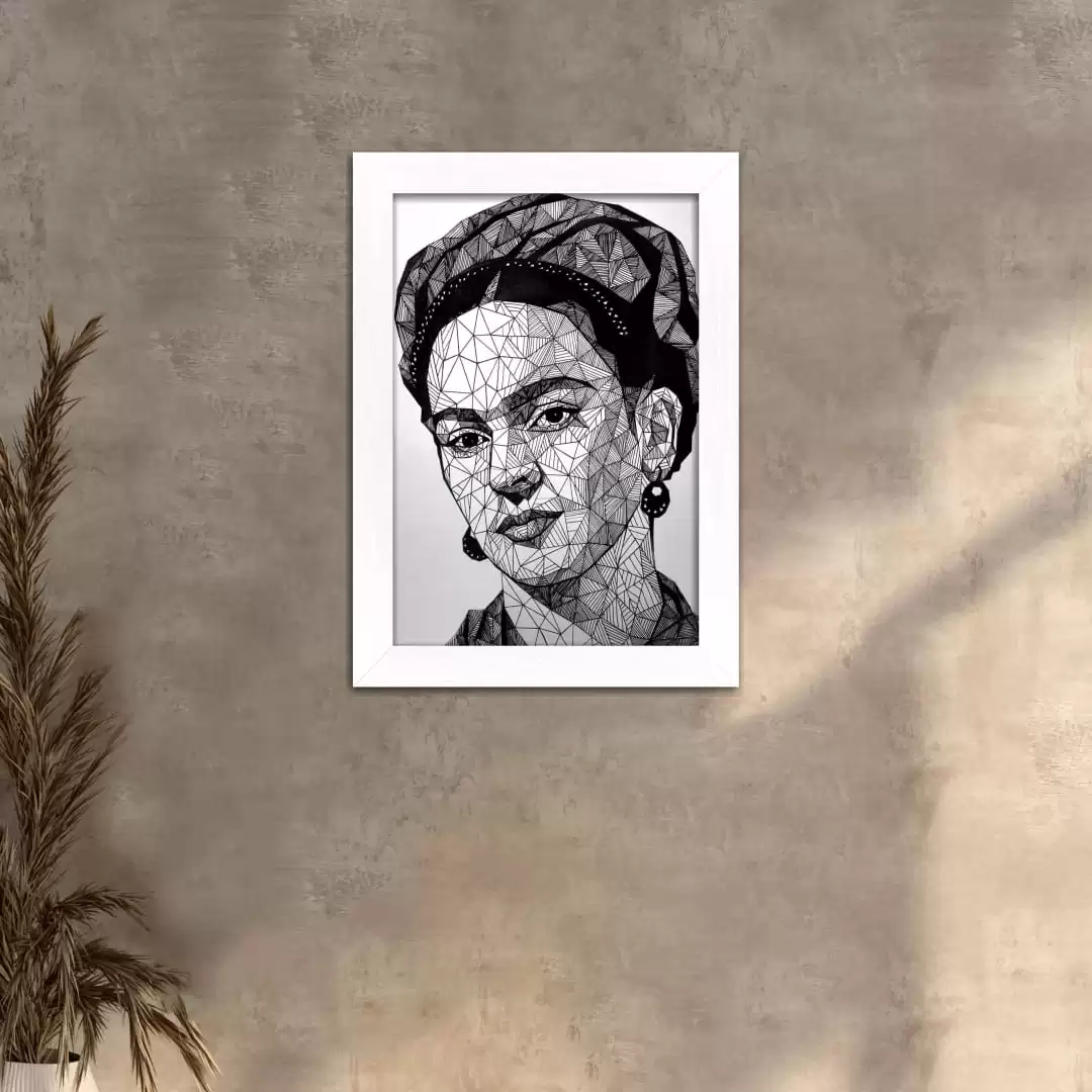 Quadro Decorativo Frida Mosaico - Imagem 2