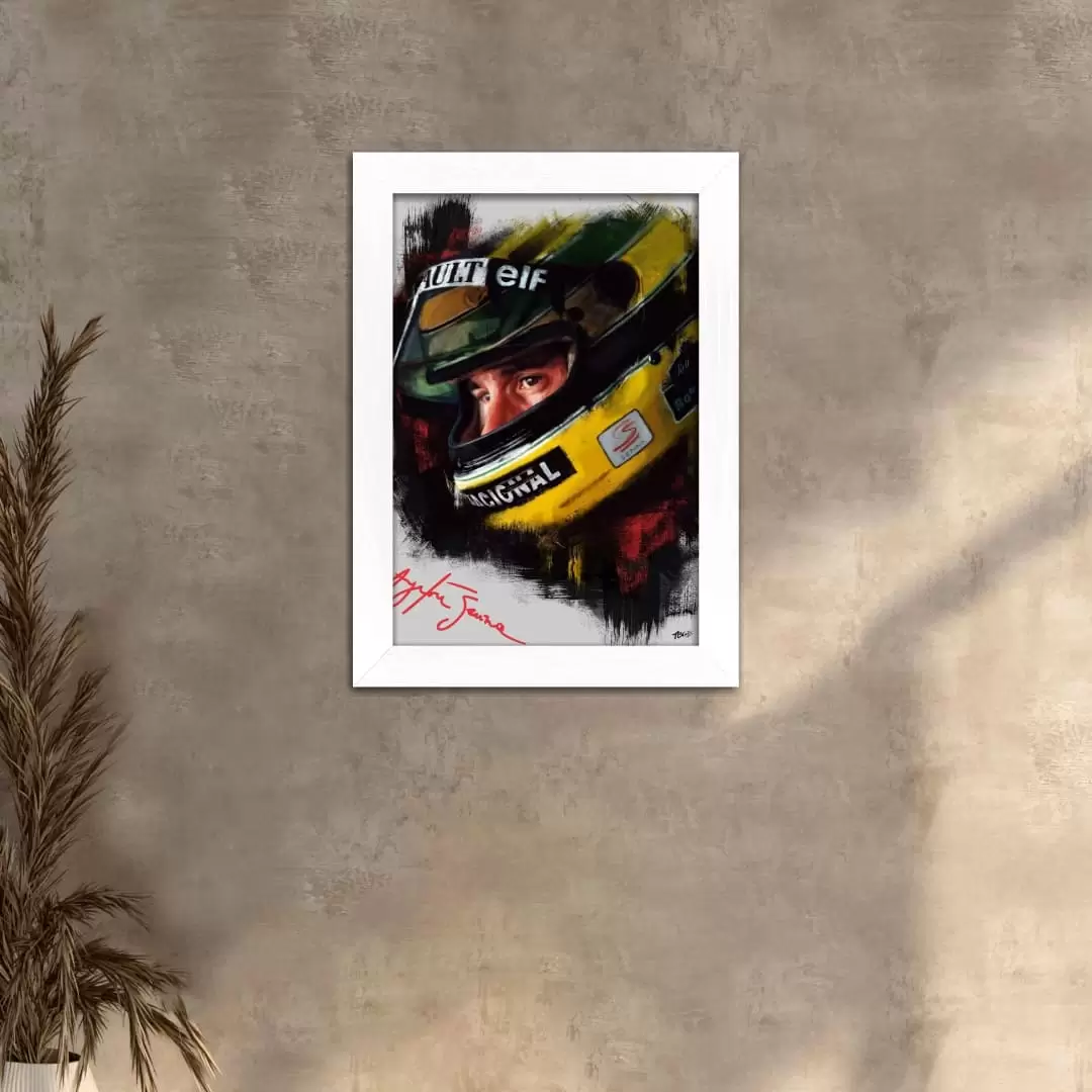 Quadro Decorativo Ayrton Senna - Imagem 2