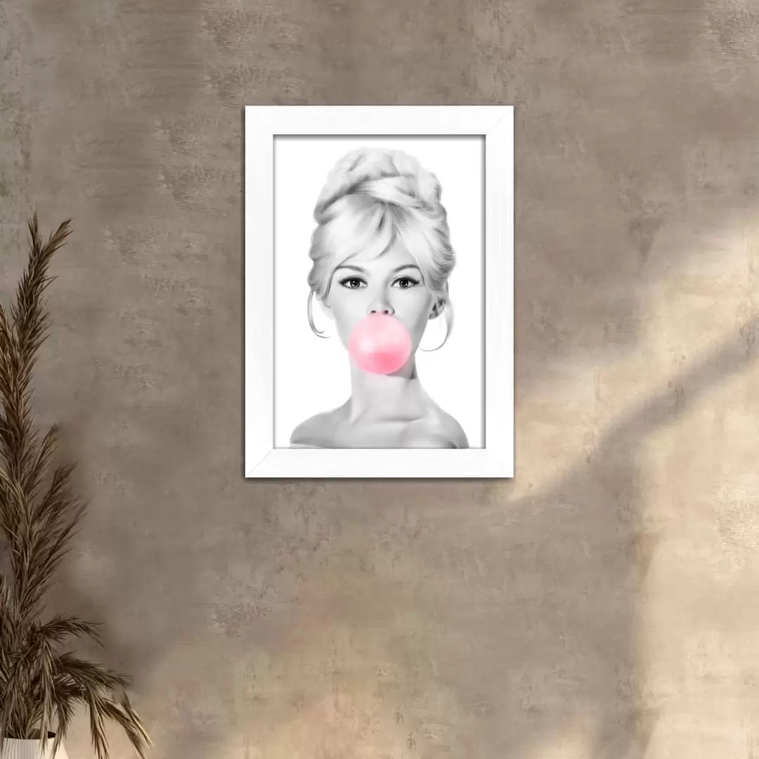 Quadro Decorativo Famosos - Bardot - Imagem 2