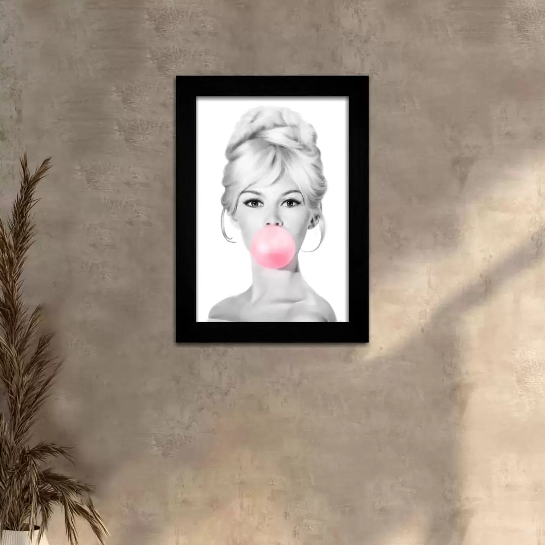 Quadro Decorativo Famosos - Bardot - Imagem 1