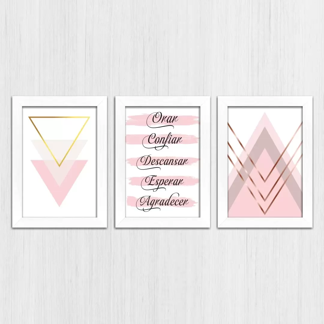 Kit 3 Quadros Orar-Confiar - Imagem 4