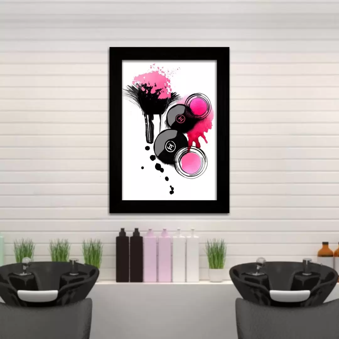 Quadro Decorativo Moda - deco.. - Moldura Preta -