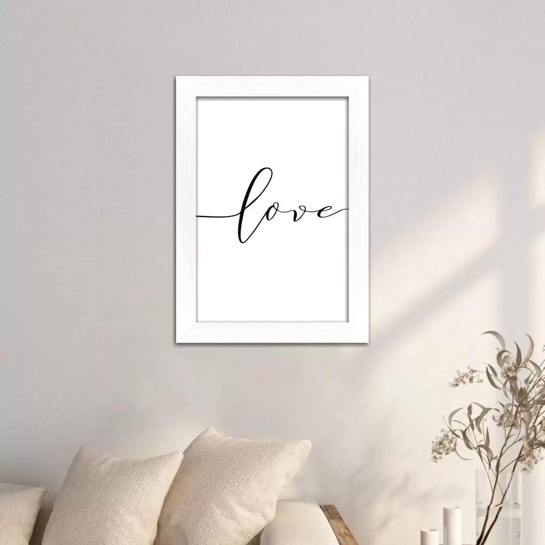 Quadro Decorativo Frase - Love - Imagem 2
