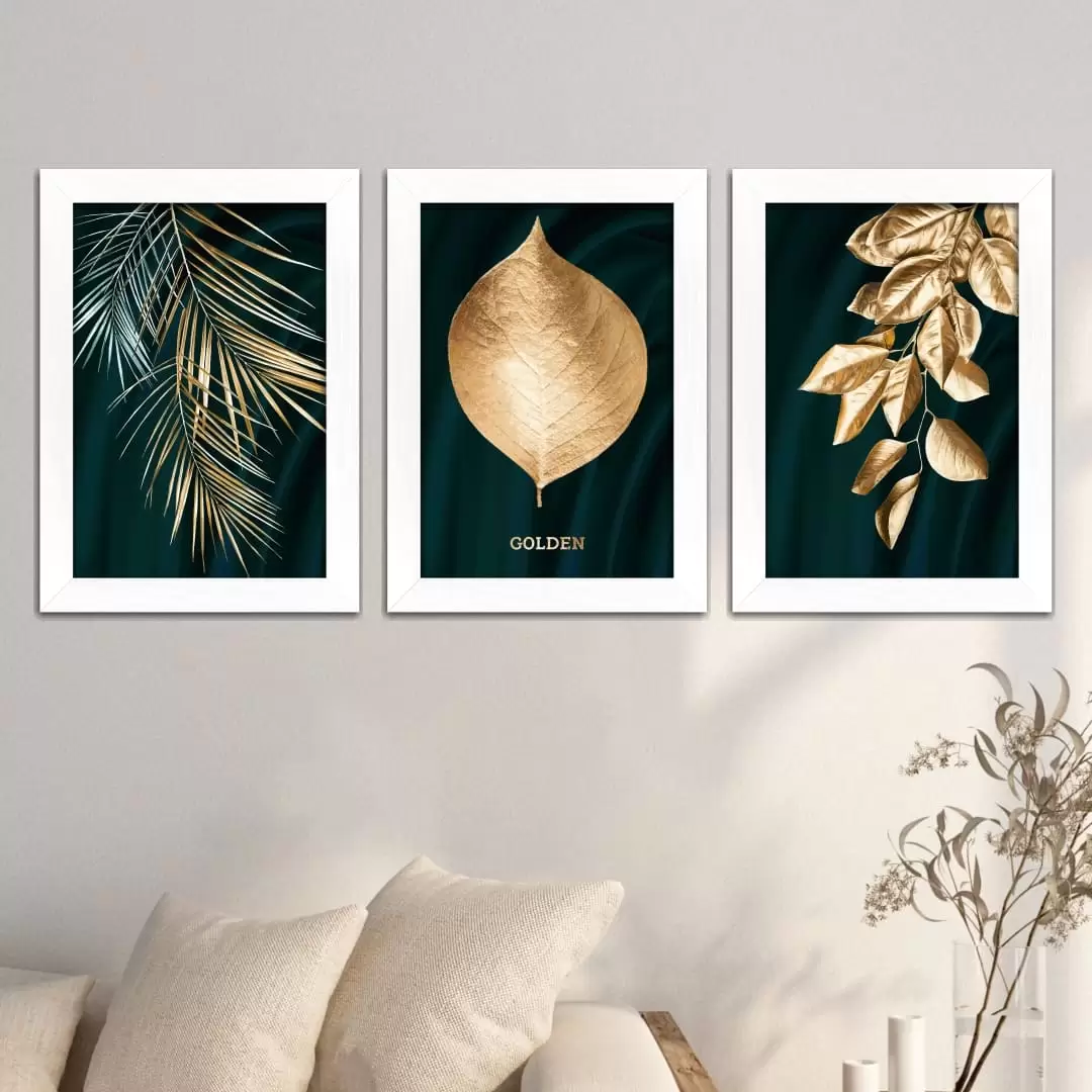 3200- Kit-3-Quadros-Florais-Dourado