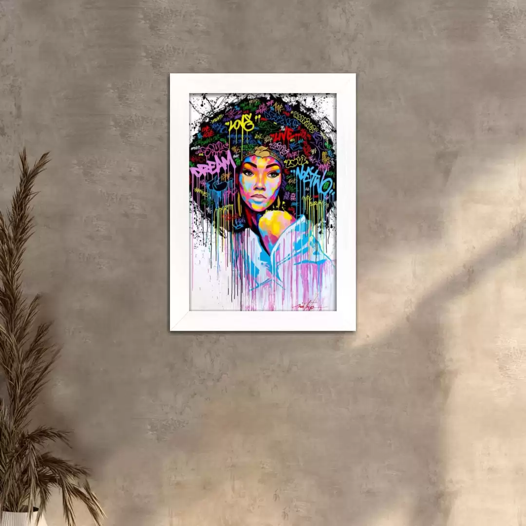 Quadro Decorativo Mulher Negra-Picho - Imagem 2