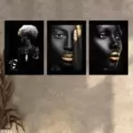 Kit-3-Quadros-Mulher-Negra
