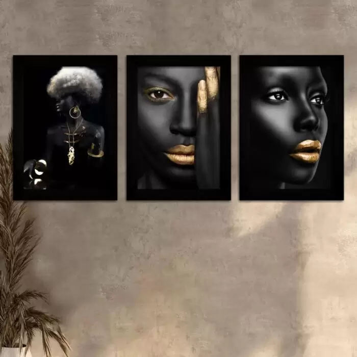 Kit-3-Quadros-Mulher-Negra