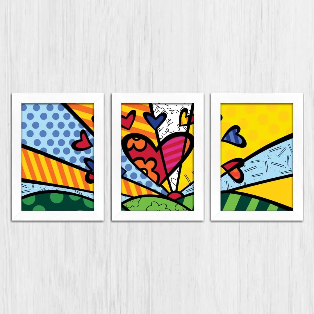 Kit 3 Quadros Abstrato... - Imagem 4