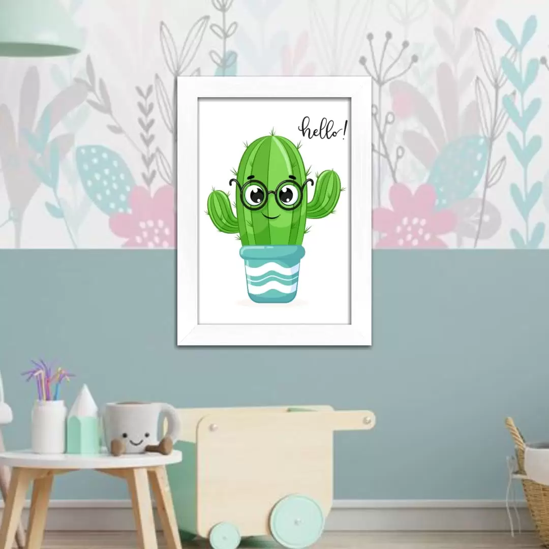 Quadro Decorativo Infantil - Cacto - Imagem 1