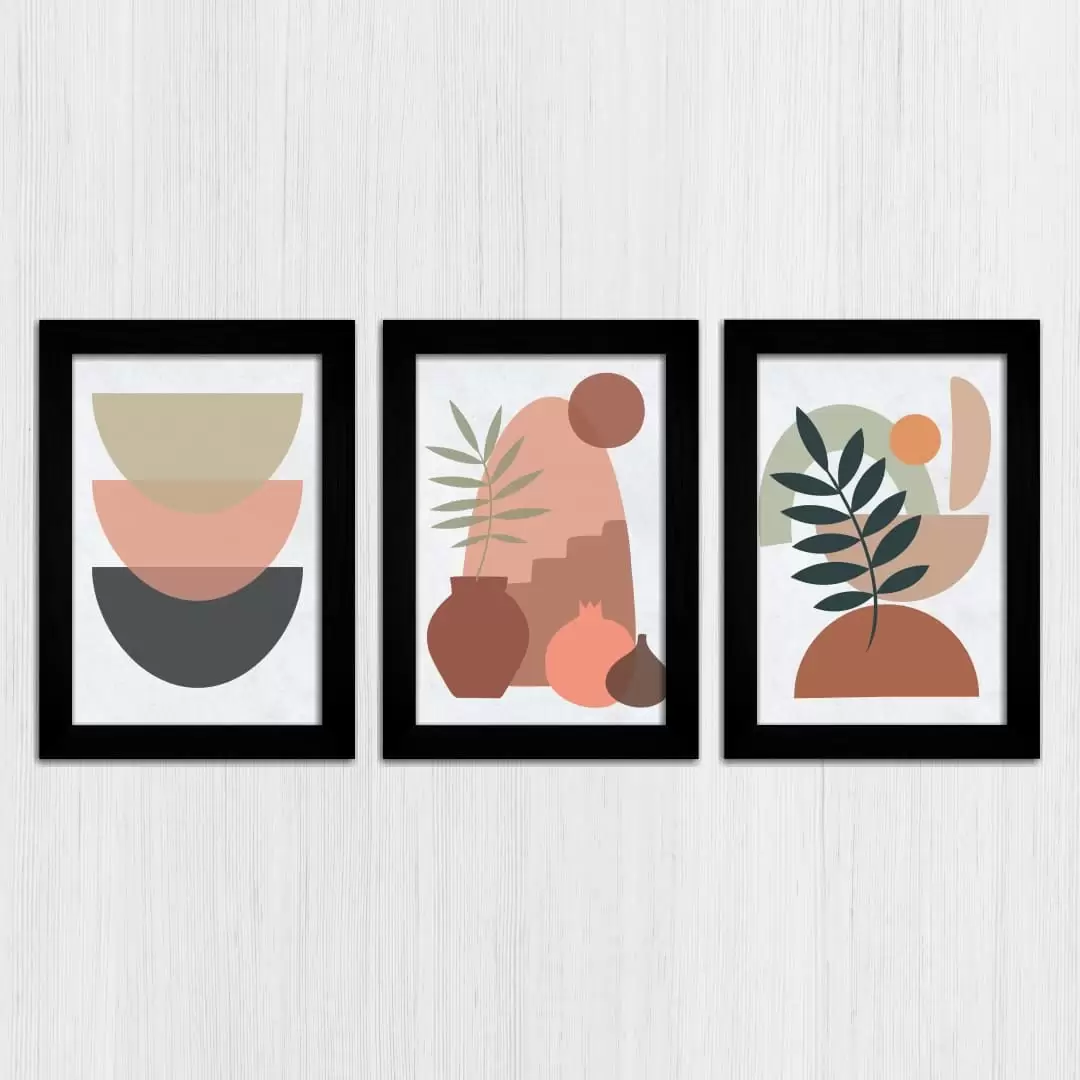 Kit 3 Quadros Plantas-Minimalista - Imagem 3