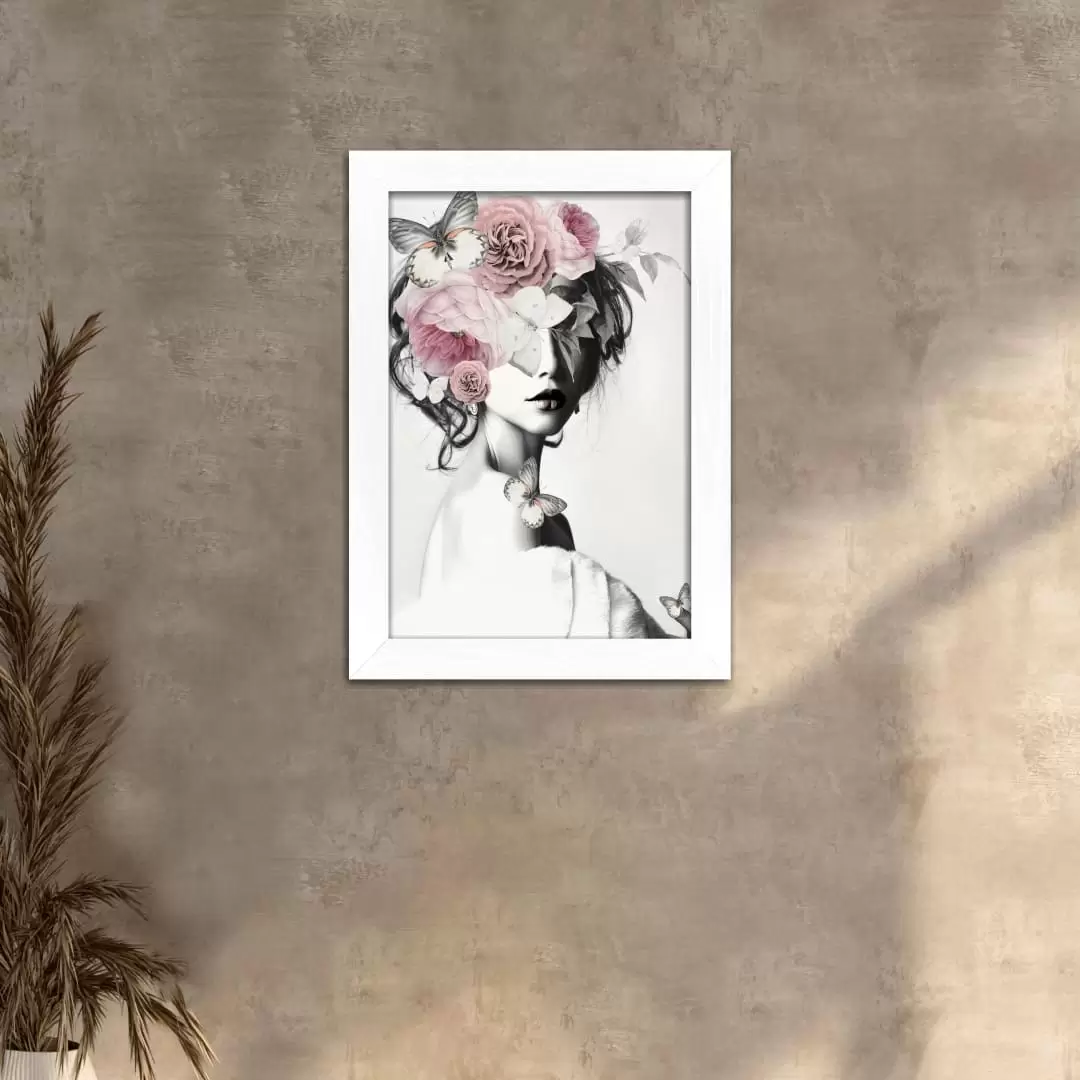 Quadro Decorativo Mulher Florida - Imagem 2