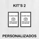 KIT 2 Quadros Personalizados - Fotos