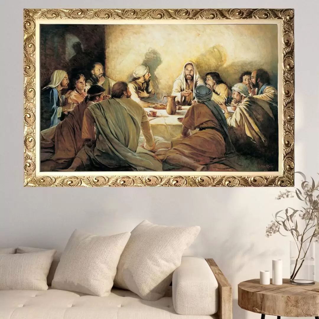 Quadro Decorativo Ceia- Modelo Big's - Imagem 1