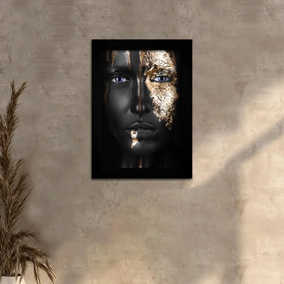 Quadro Decorativo Olho-Dourado Quadro Decorativo Olho-Dourado