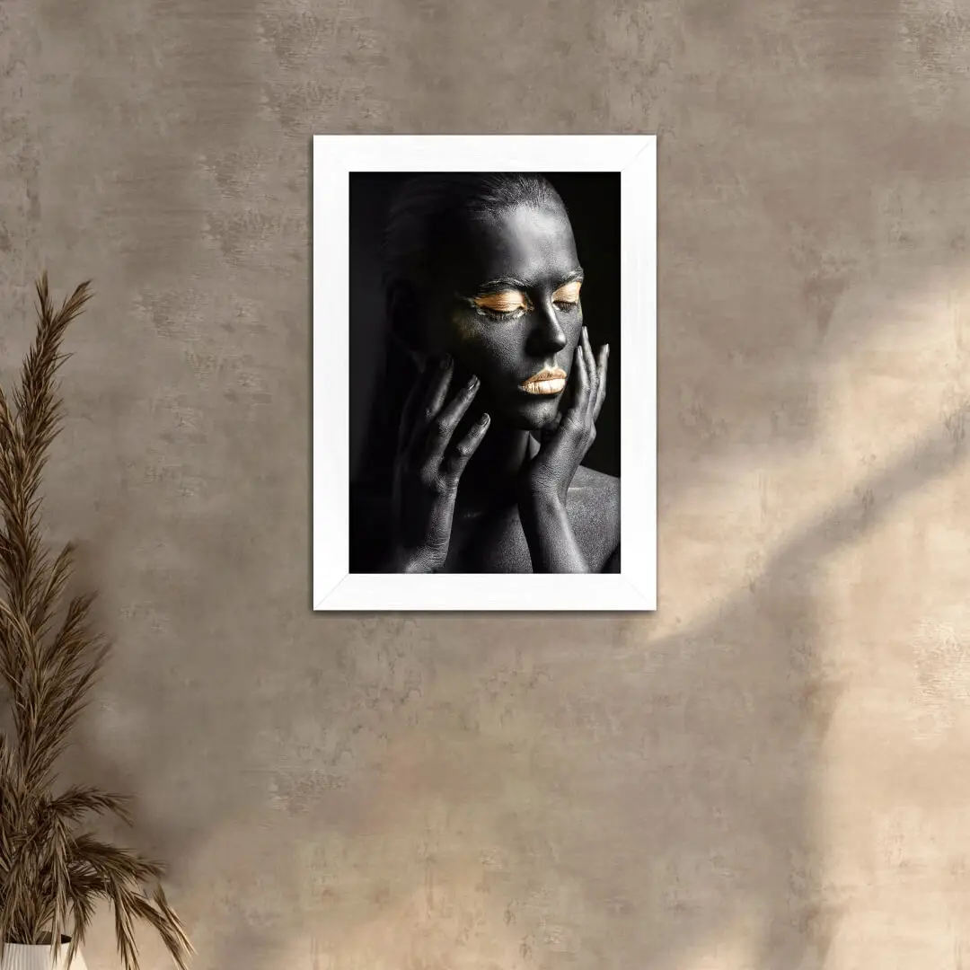 Quadro Decorativo Mulher-Modelo-Rosto - Imagem 2