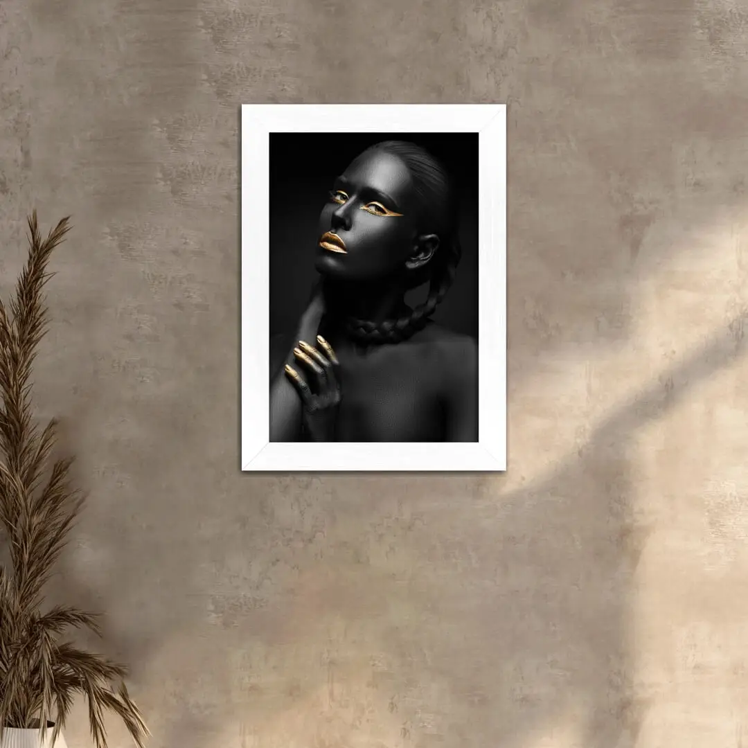 Quadro Decorativo Modelo-Black-Face - Imagem 2