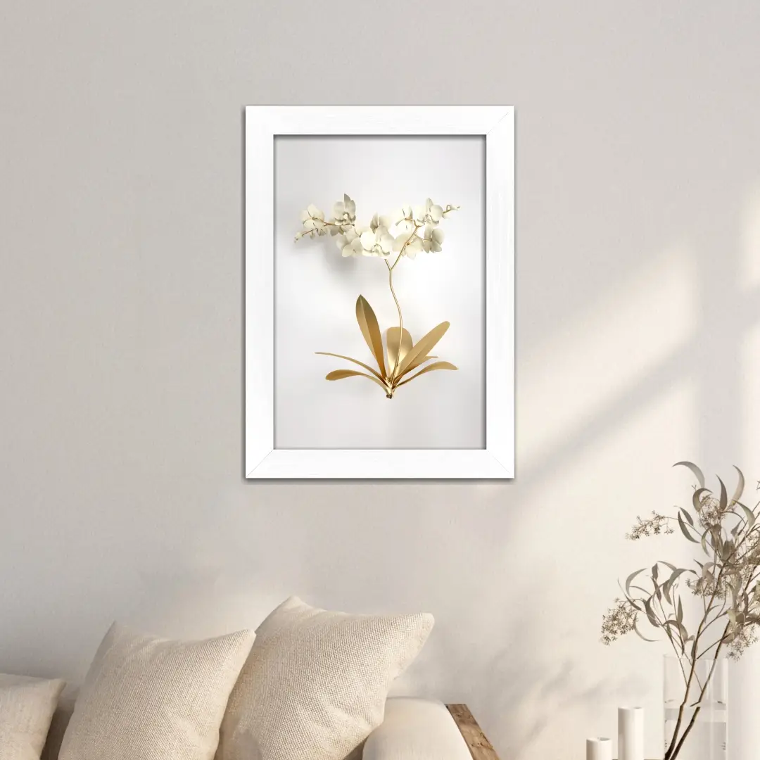 Quadros Decorativo Flor-Flores-Brancas - Imagem 2