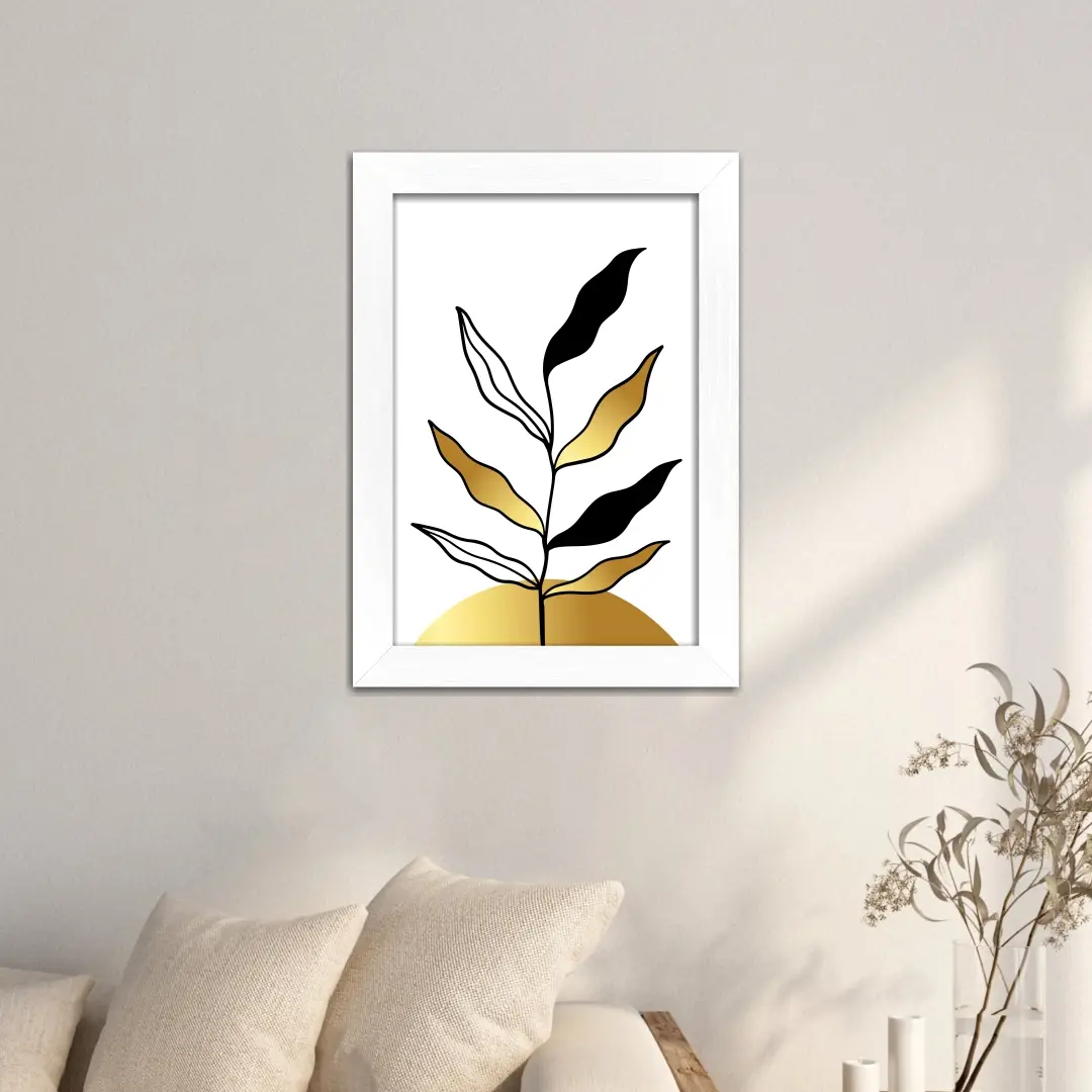 Quadros Decorativos Plantas-Simples-Branca - Imagem 2