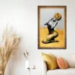 Quadro Decorativo Pintura de Modelo - Modelo Big's