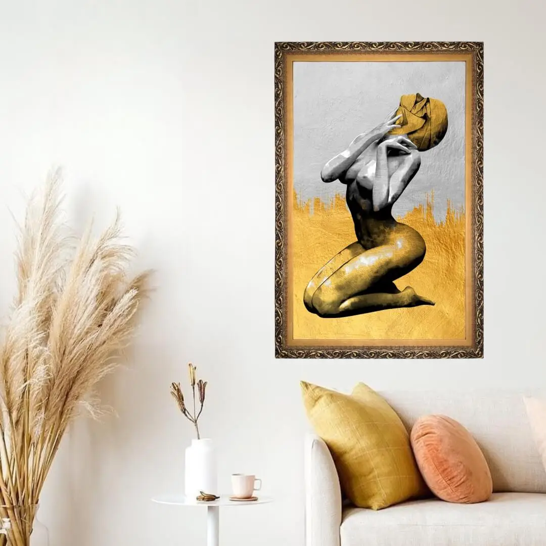 Quadro Decorativo Pintura de Modelo - Modelo Big's - Imagem 1