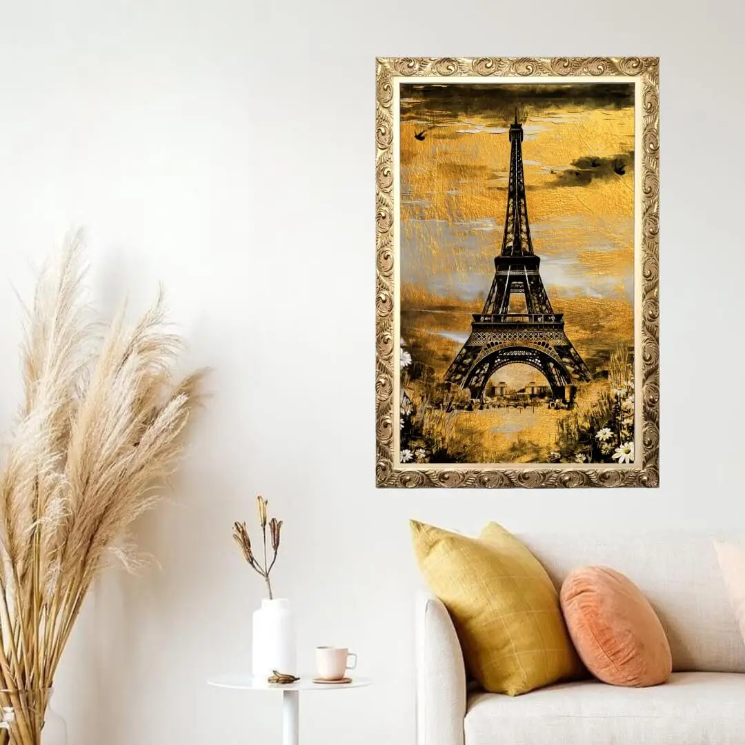Quadro Decorativo Torre Eiffel - Modelo Big's - Imagem 1