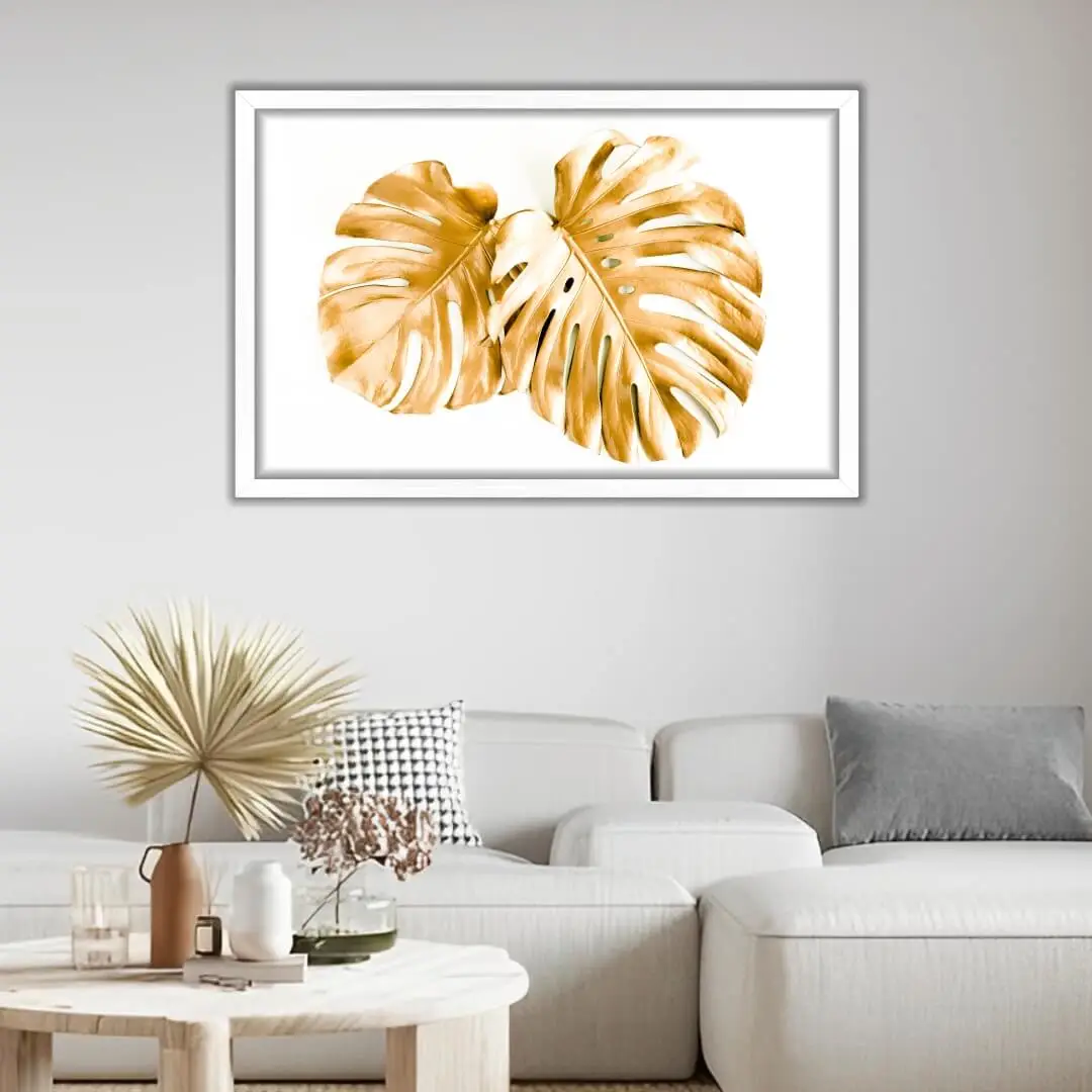 Quadro Decorativo Costela de Adão de Ouro - Modelo Big's - Imagem 1
