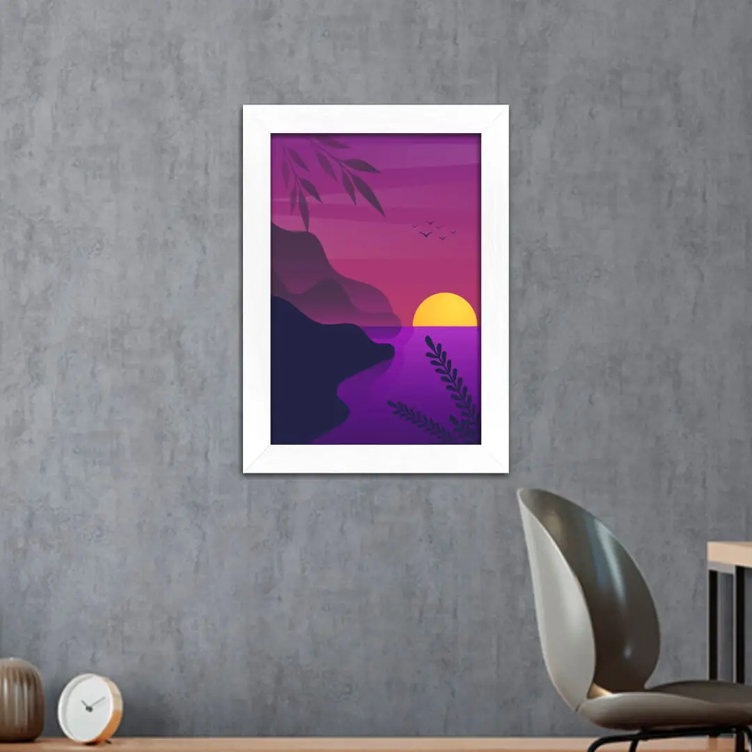 Quadro Decorativo Por do Sól - Imagem 2