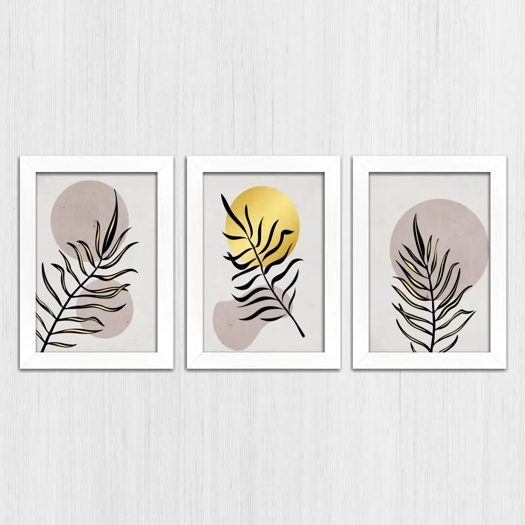 Kit 3 Quadros Chic-Plantas - Imagem 4