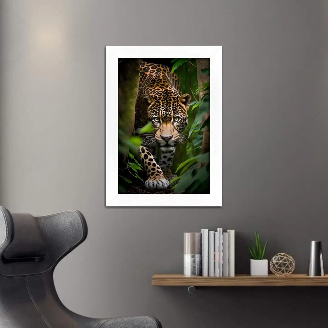 Quadro Decorativo Onça-na-Mata - Imagem 2