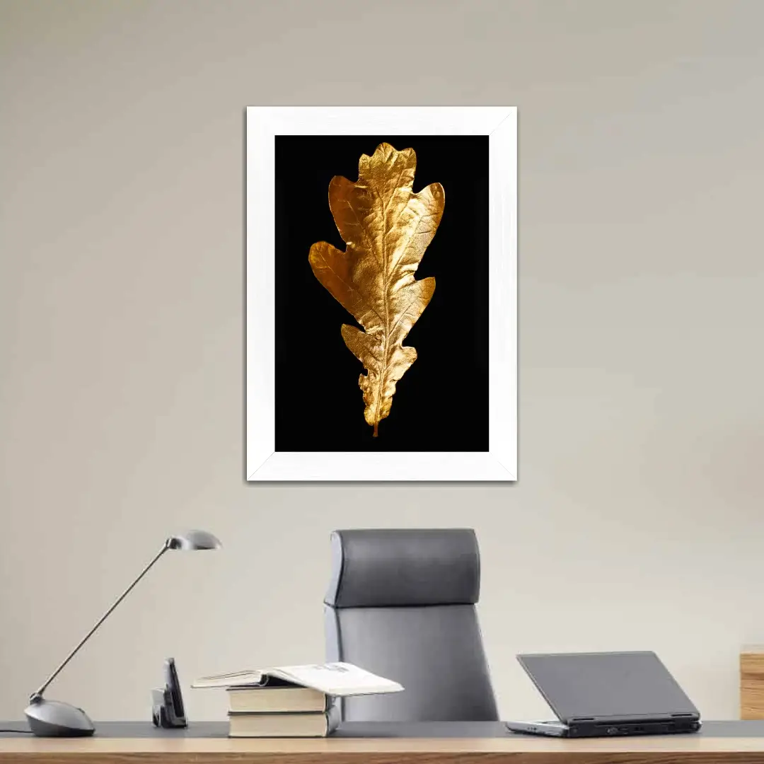 Quadro Decorativo Folha-Ouro-sombra - Imagem 2