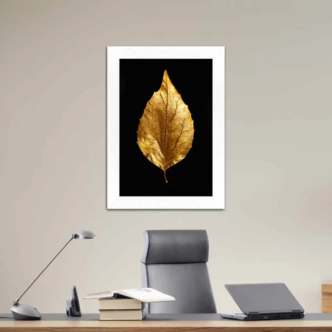 Quadro Decorativo Folinha de Ouro - Imagem 2