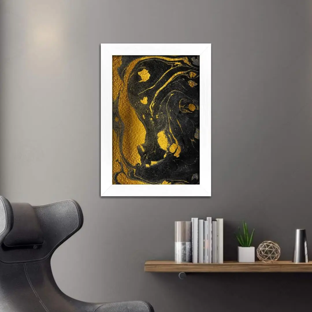 Quadro Decorativo Abstrato Artistico - Imagem 2