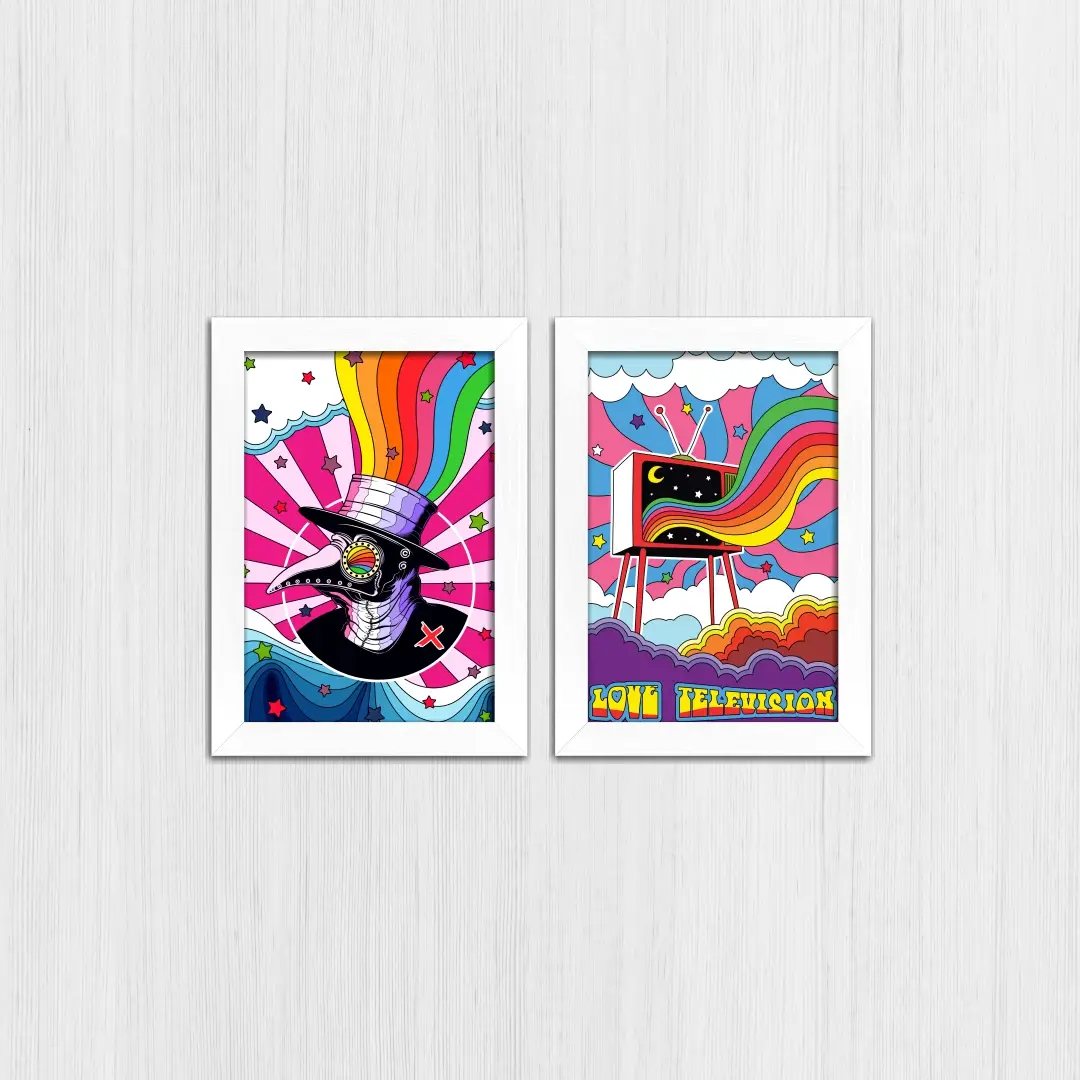 Kit 2 Quadros Peace-Doctor - Imagem 4