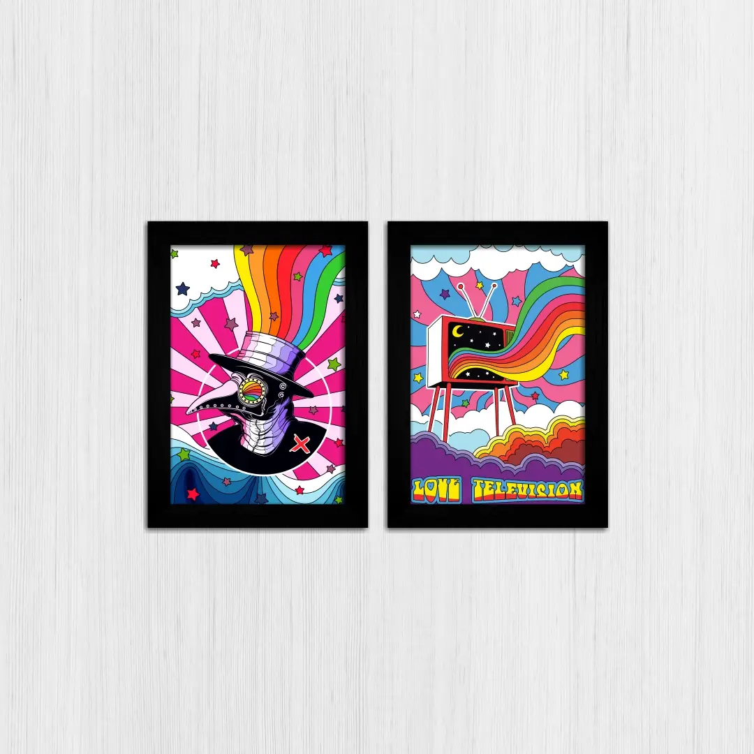 Kit 2 Quadros Peace-Doctor - Imagem 3