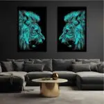 Kit-2-Leão-Azul Modelos-Big's