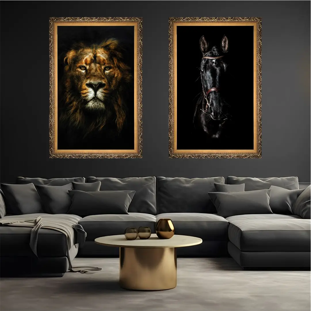 Kit 2 Leão-e-Cavalo Modelos-Big's