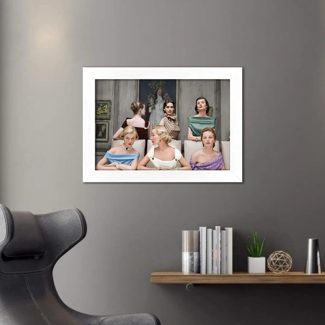 Quadro Decorativo Modelos Mulheres - Imagem 2