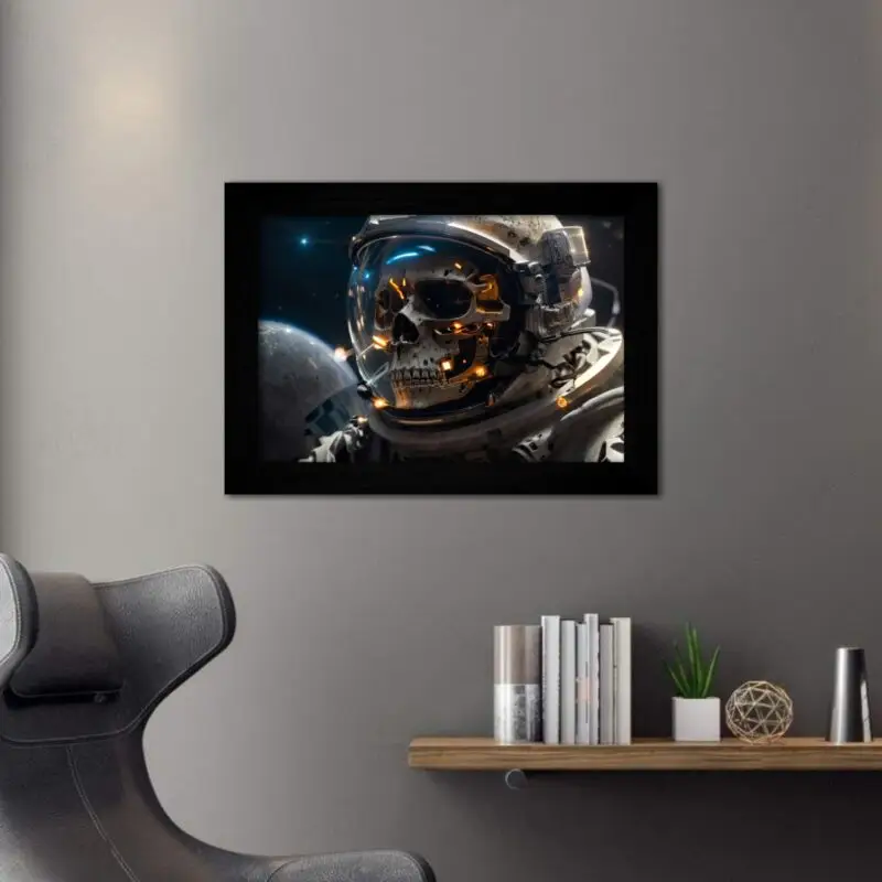 Quadro Decorativo SpaceSkull