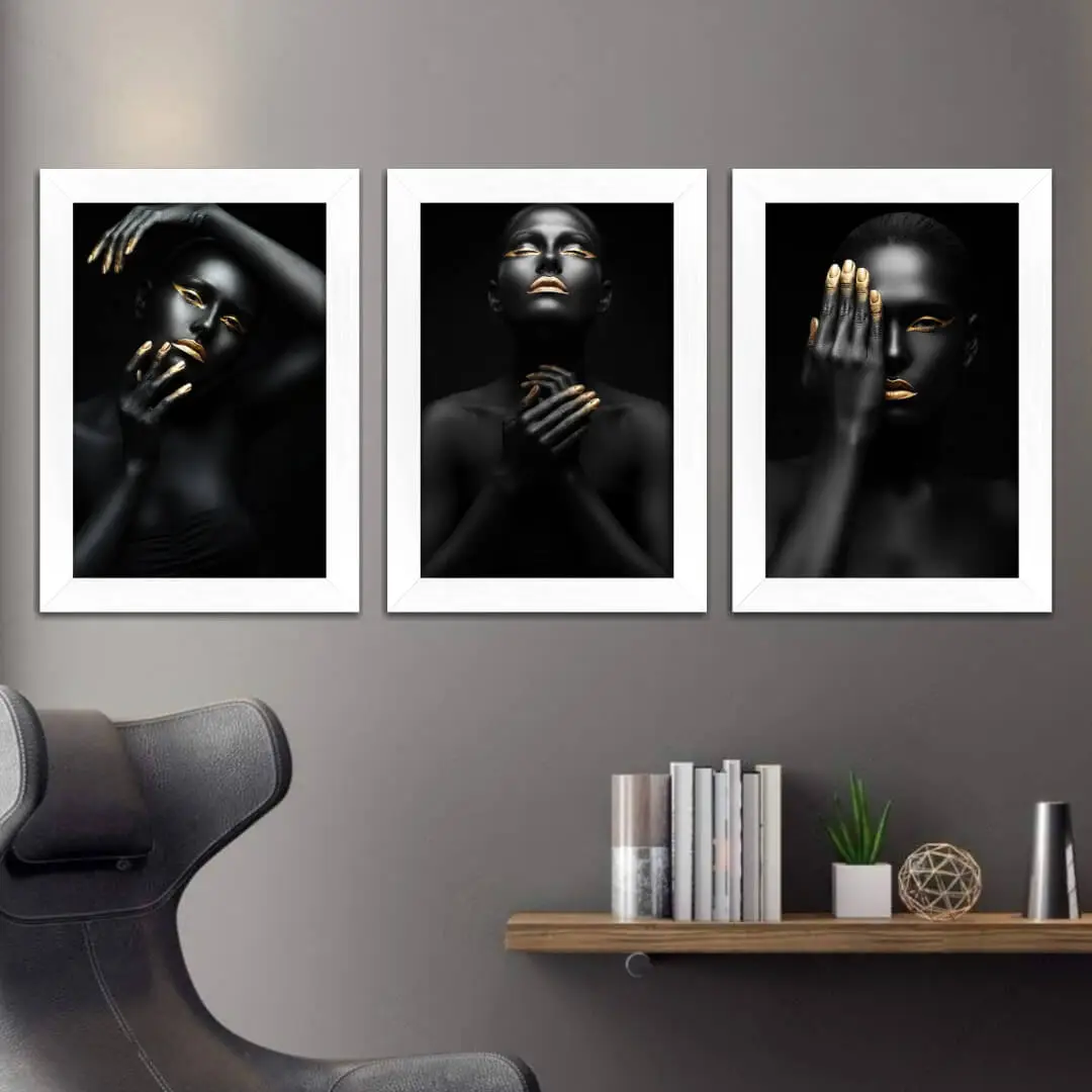 Kit 3 Quadros Mulheres - Imagem 2
