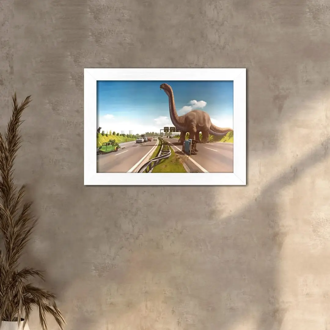 Quadro Decorativo Dinossauro Clássico - Imagem 2