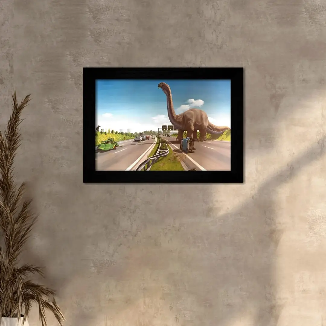 Quadro Decorativo Dinossauro Clássico - Imagem 1