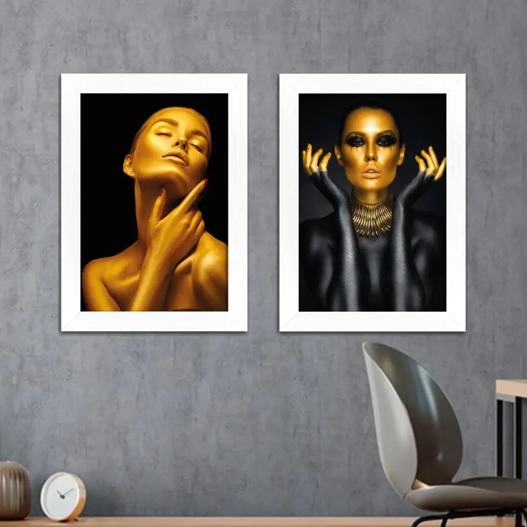 Kit 2 Quadros Mulheres-de-Ouro - Imagem 2